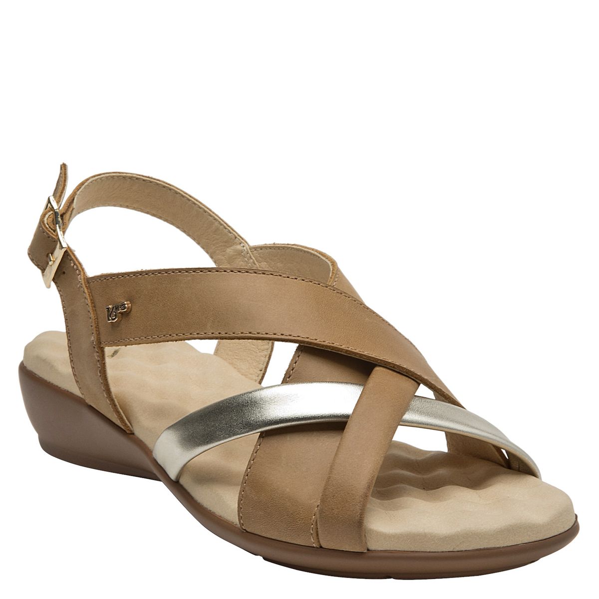 16 HRS - Sandalia Mujer Casual Marrón claro