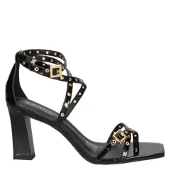 LUZ DA LUA - Sandalia Mujer Casual Negro