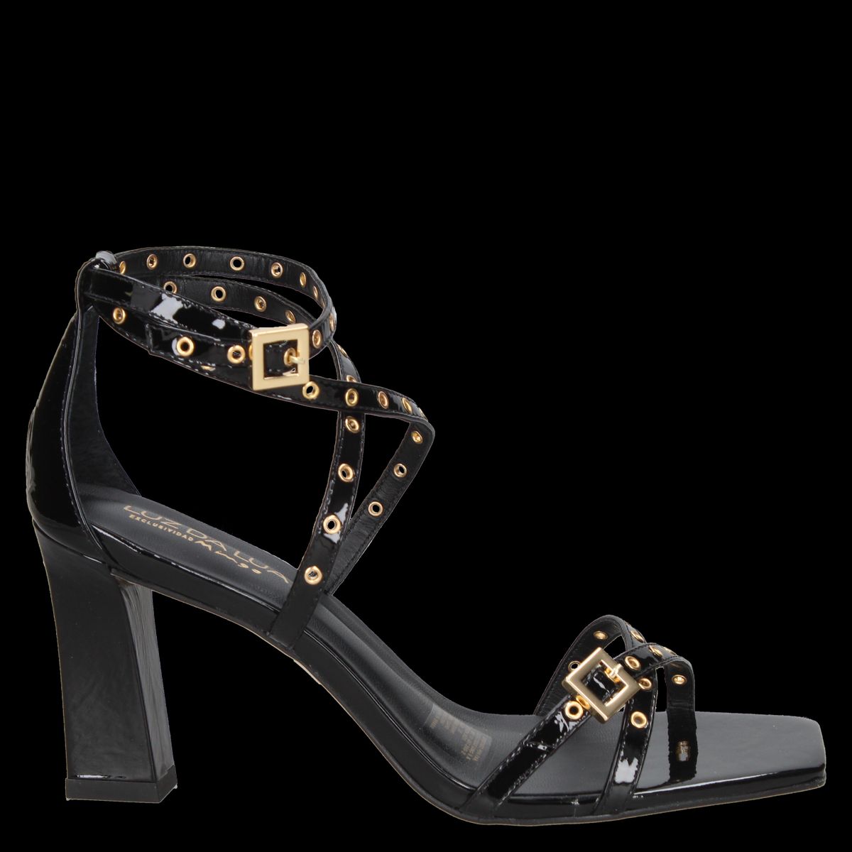 LUZ DA LUA - Sandalia Mujer Casual Negro