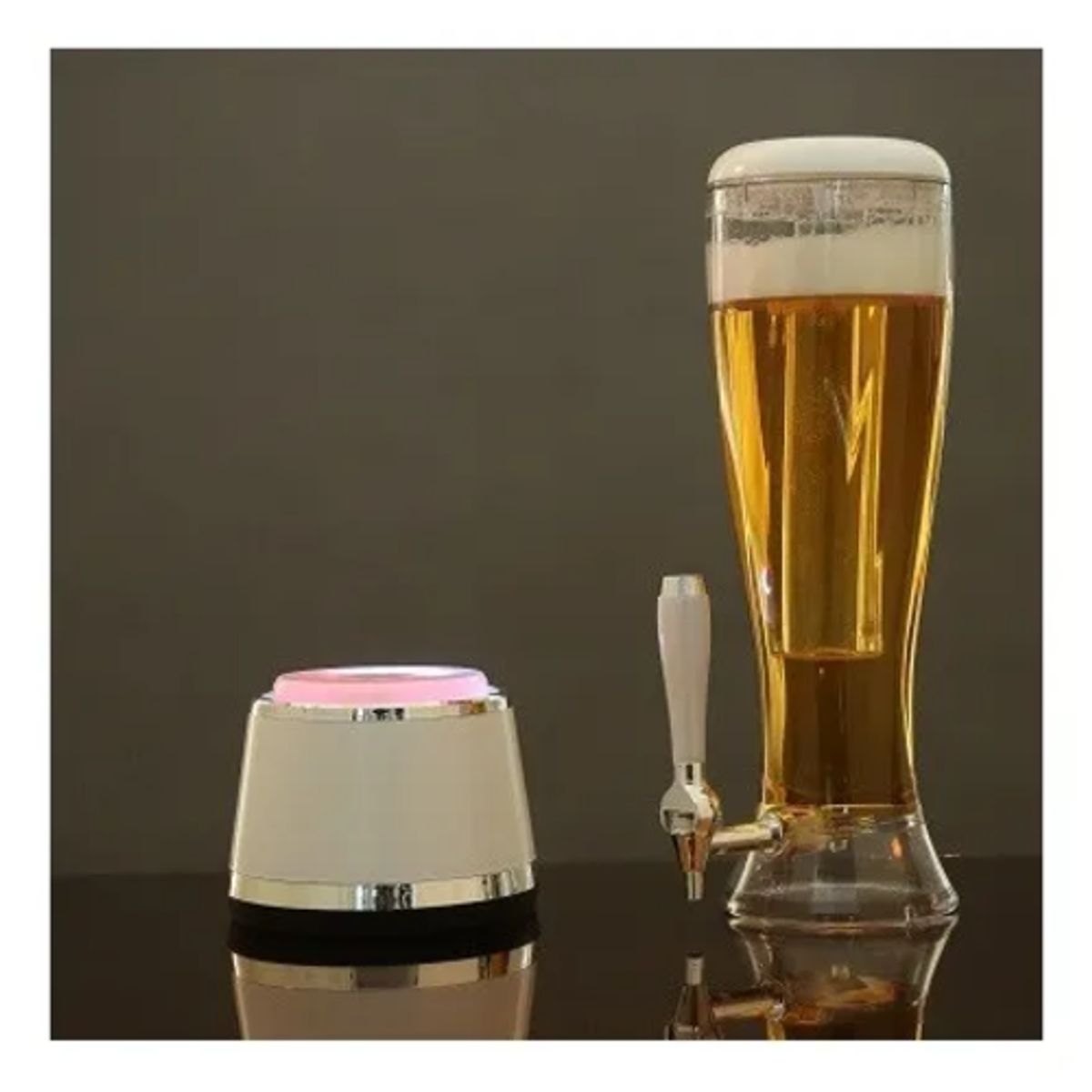 GENERICO - Dispensador de Cerveza Tipo Torre con Luz LED