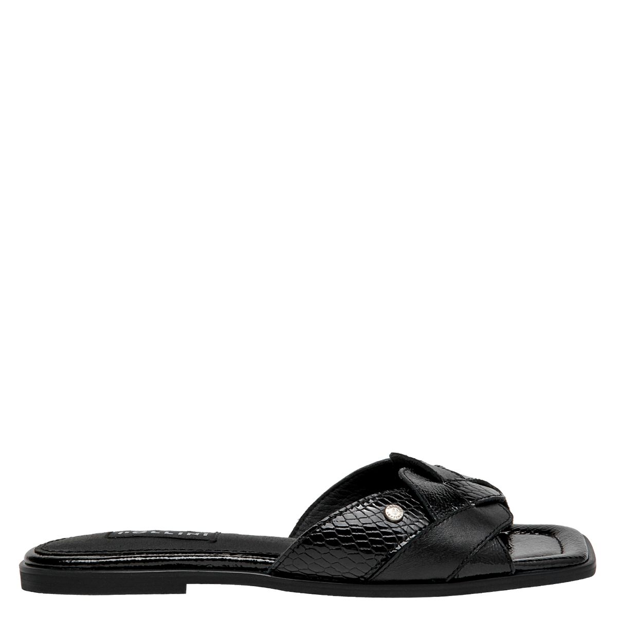 POLLINI - Sandalia Mujer Casual Negro Pollini