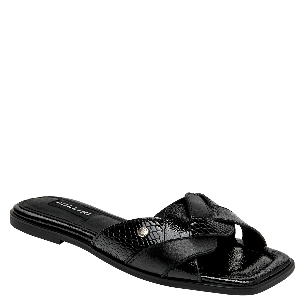 POLLINI - Sandalia Mujer Casual Negro Pollini