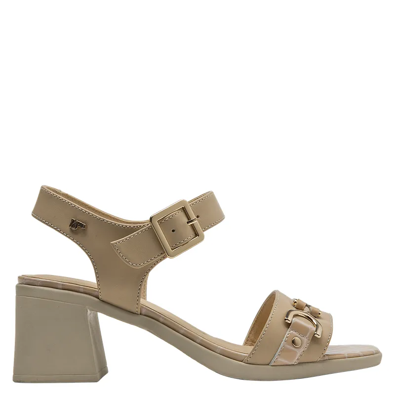 16 HRS - Sandalia Mujer Formal Beige