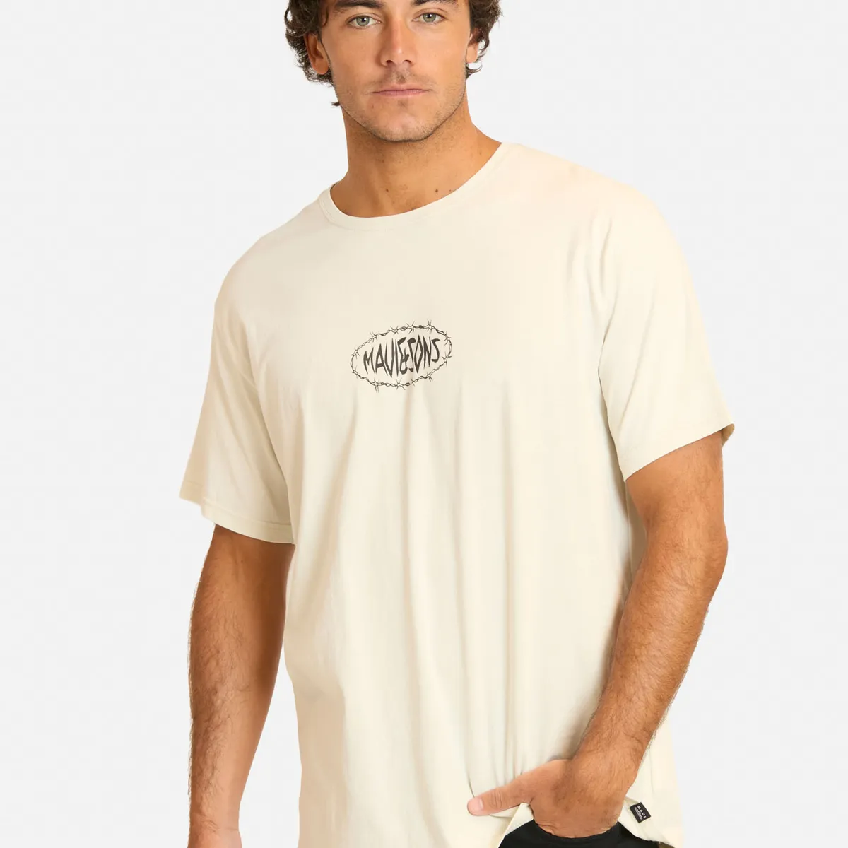 MAUI AND SONS - Polera MC Ciyiz Beige Hombre Maui And Sons