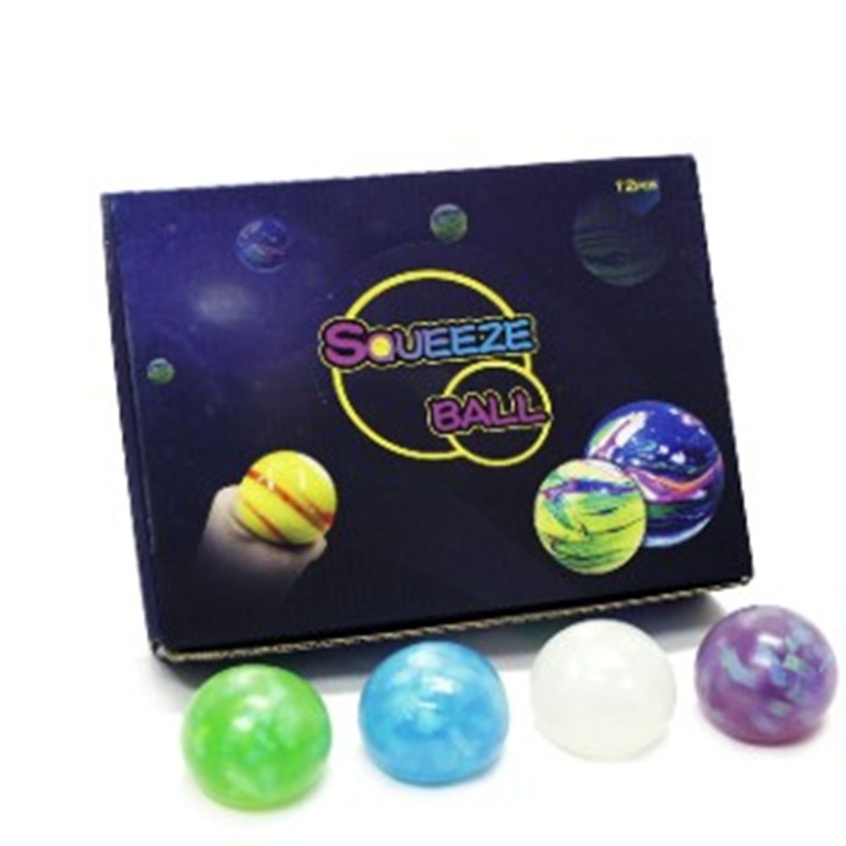 PLASTIMAR - SET 12 PELOTAS SQUISHY SENSORIALES