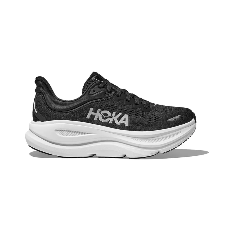 HOKA - Zapatillas Hombre Running Hoka Bondi 9 Black/White