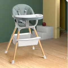 OASIS - Silla De Comer 2 Alturas Grano De Madera Varios Verde