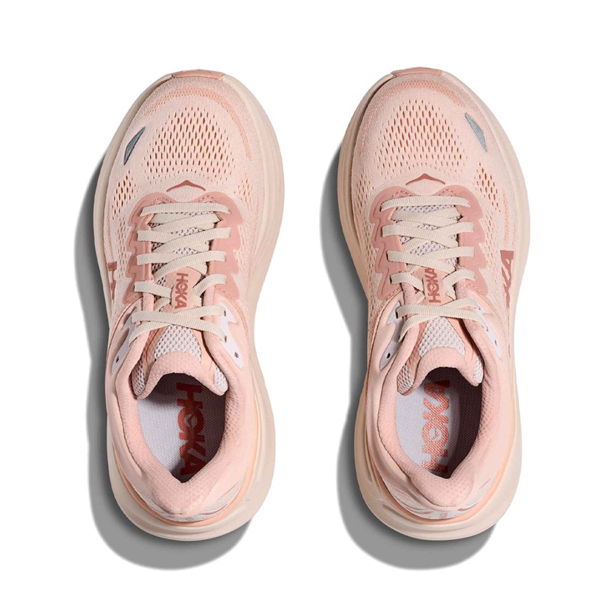 HOKA - Zapatillas Mujer Running Hoka Bondi 9 Latte/Rose Cream