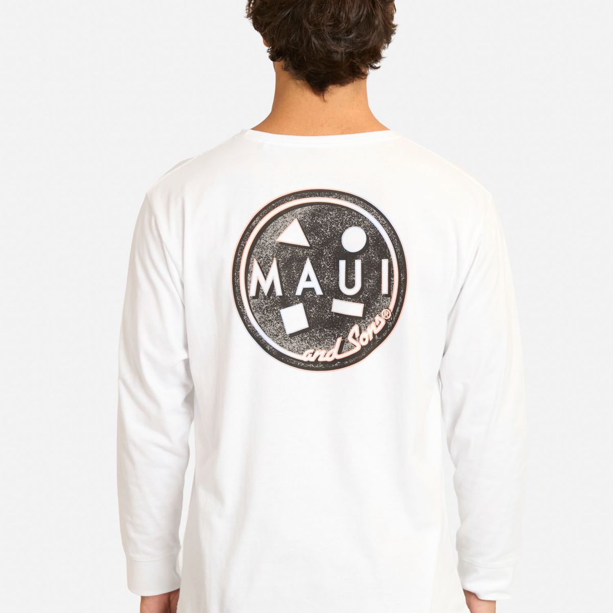 MAUI AND SONS - Polera ML Mitov Blanco Hombre Maui And Sons