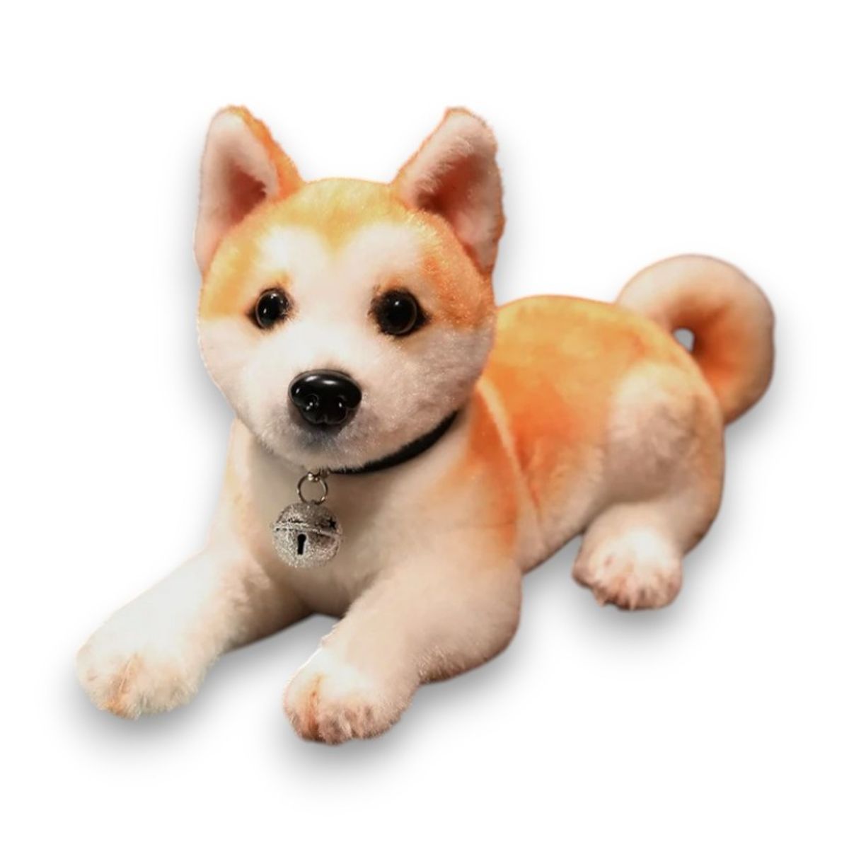 GENERICO - Peluche Realista Perro Akita Regalo 25 Cm