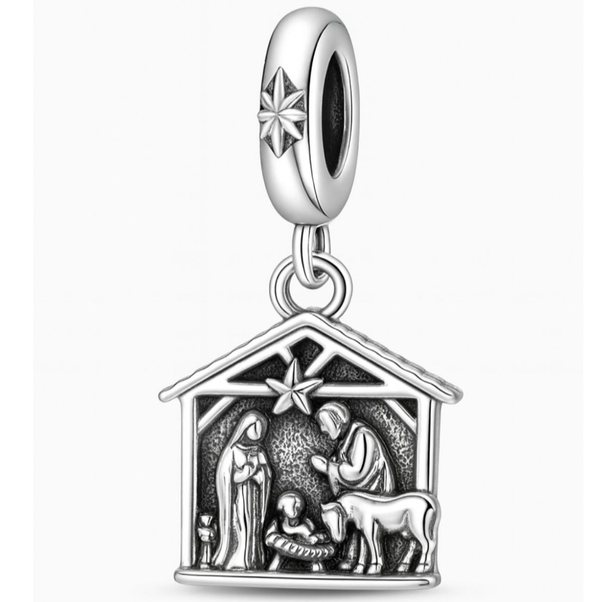 LK LUKSO - Charm Pesebre Navidad en Plata 925