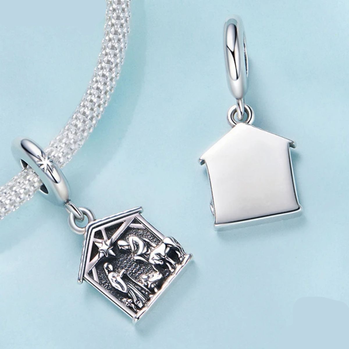 LK LUKSO - Charm Pesebre Navidad en Plata 925