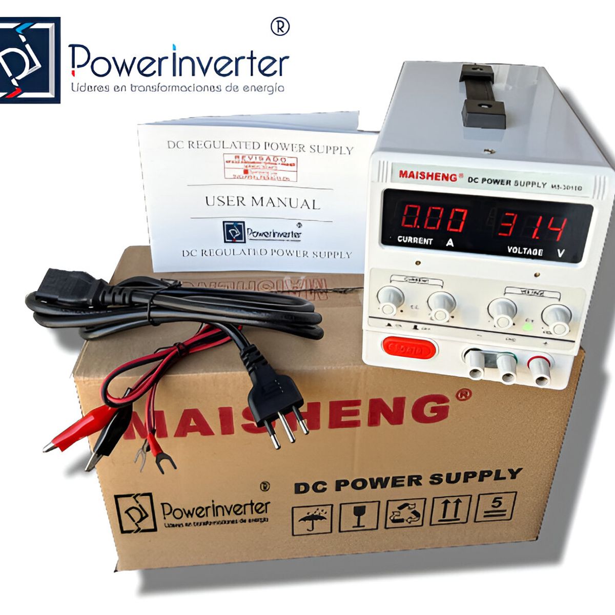 GENERICO - Fuente Laboratorio Dc Power Supply 0 A 30 Volt / 0-10a Alta Calidad