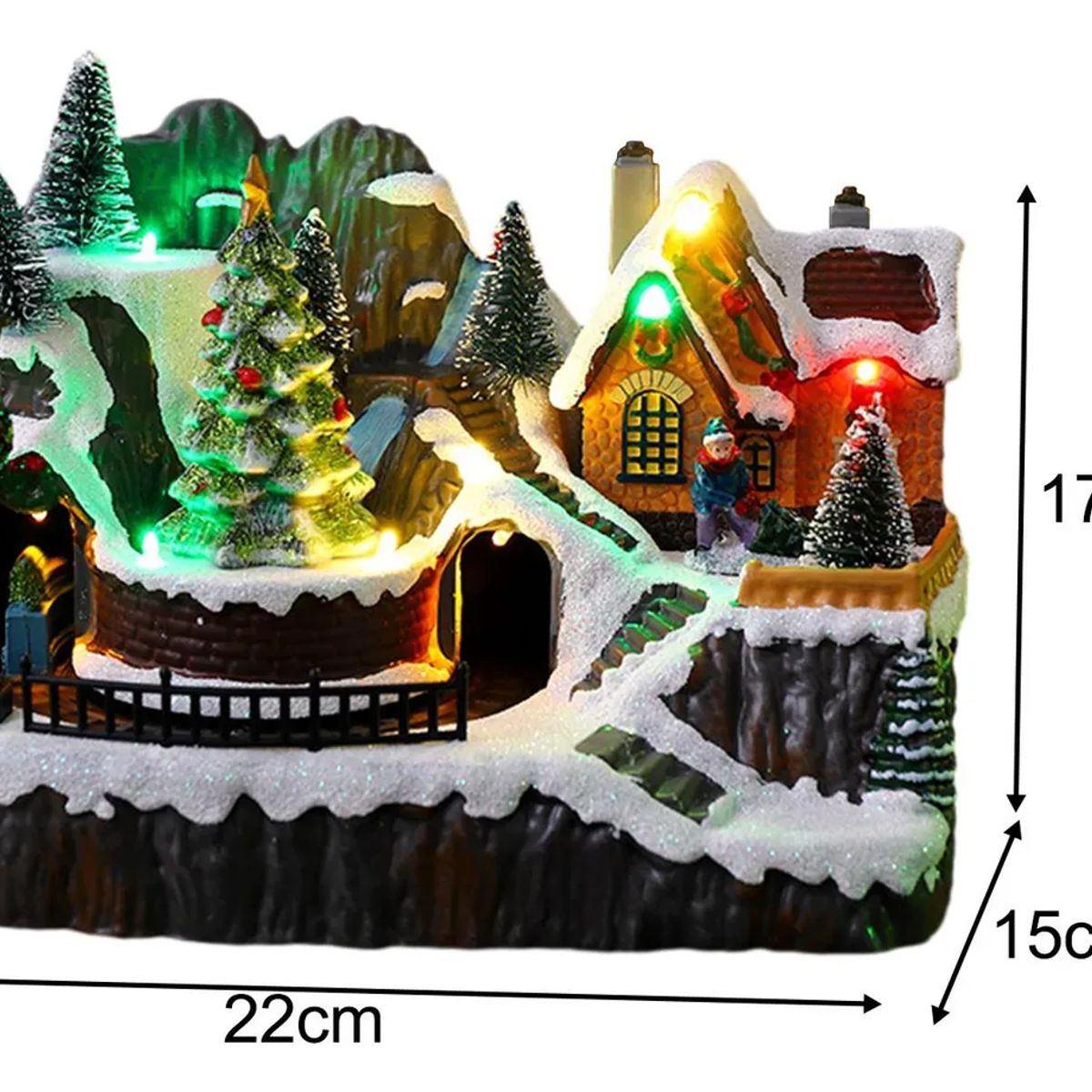 MOVI - ADORNO NAVIDEÑO MUSICAL CON LUZ Y MOVIMIENTO