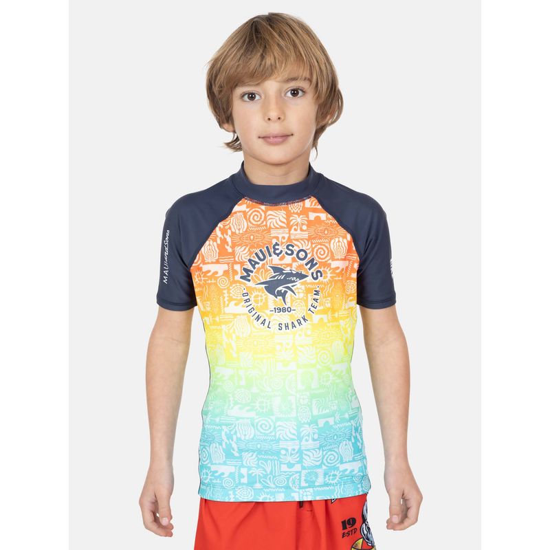 MAUI AND SONS - Polera UVP Blizzy Multicolor Infantil Maui And Sons