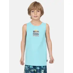 MAUI AND SONS - Polera SM Flipz Celeste Infantil