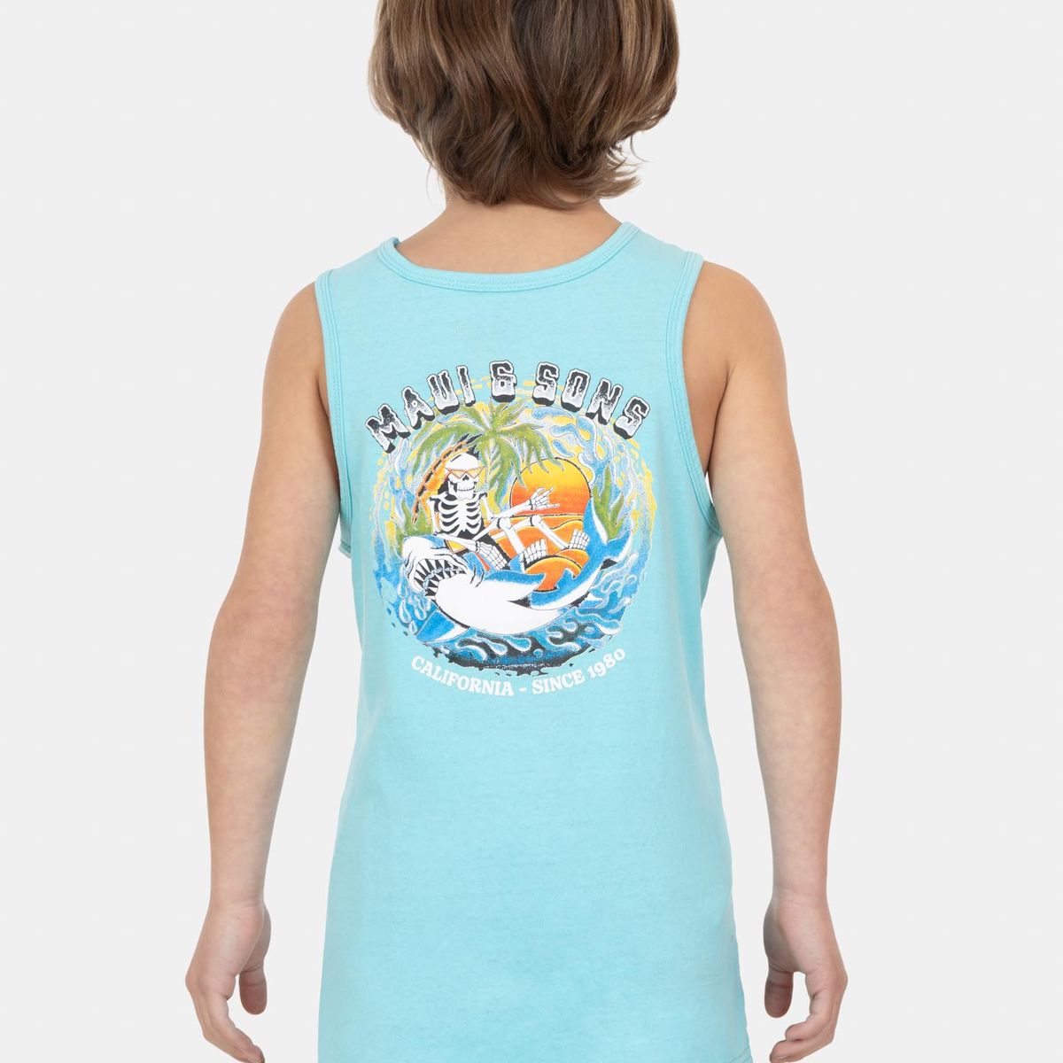 MAUI AND SONS - Polera SM Flipz Celeste Infantil Maui And Sons