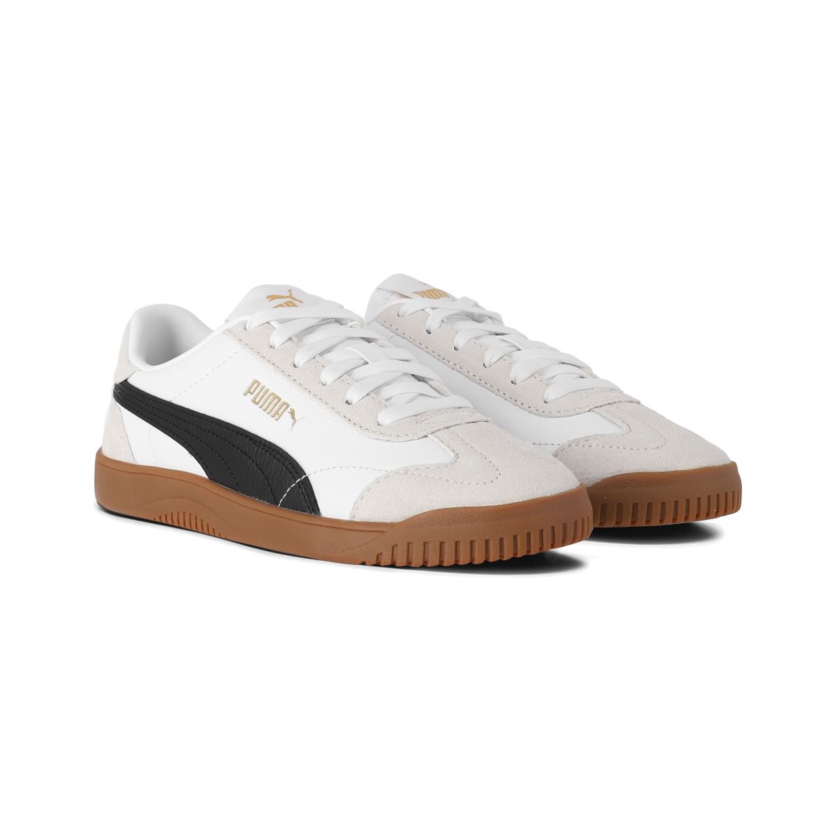 PUMA - Zapatillas Mujer Club 5v5 Suede Puma Blancas/Negras