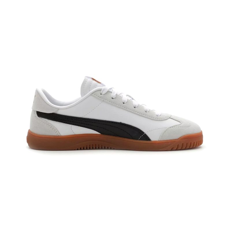 PUMA - Zapatillas Mujer Club 5v5 Suede Puma Blancas/Negras