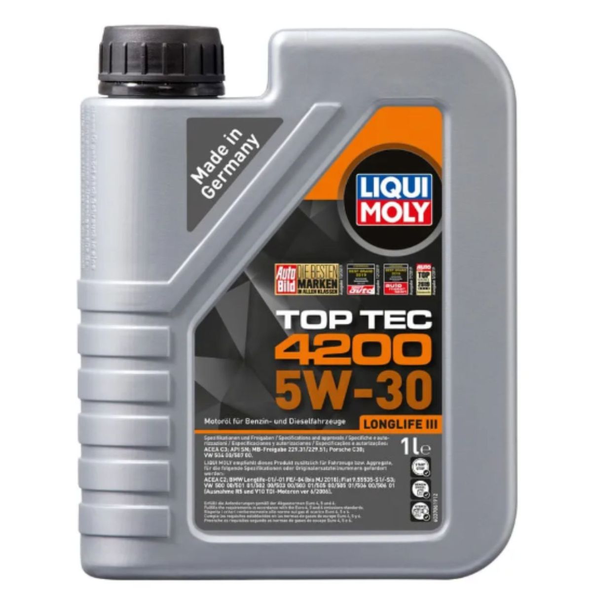 LIQUI MOLY - Aceite Motor 5w30 Top Tec 4200 Liqui Moly 1 Lt.