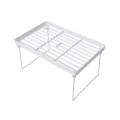 HOMESTAR - Estante Organizador Plegable Escritorio Blanco