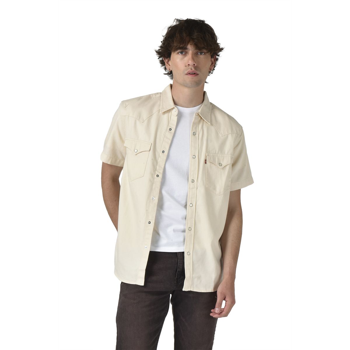 LEVIS - Camisa Hombre Classic Western Beige Levis