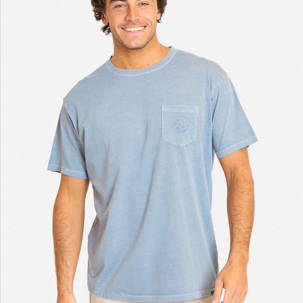 MAUI AND SONS - Polera MC Kubomo Azul Hombre Maui And Sons