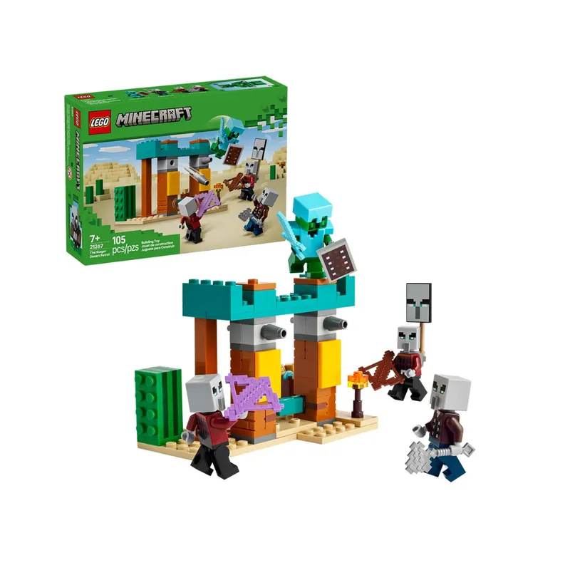 LEGO - Lego Minecraft La Patrulla del Desierto de los Maldeanos 21267