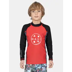 MAUI AND SONS - Polera UVP Haury Rojo Infantil