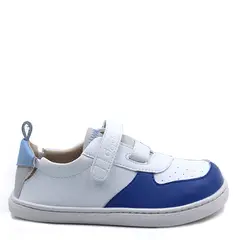 DODA - Zapatilla infantil ergonómica blanca azul Suki Sky