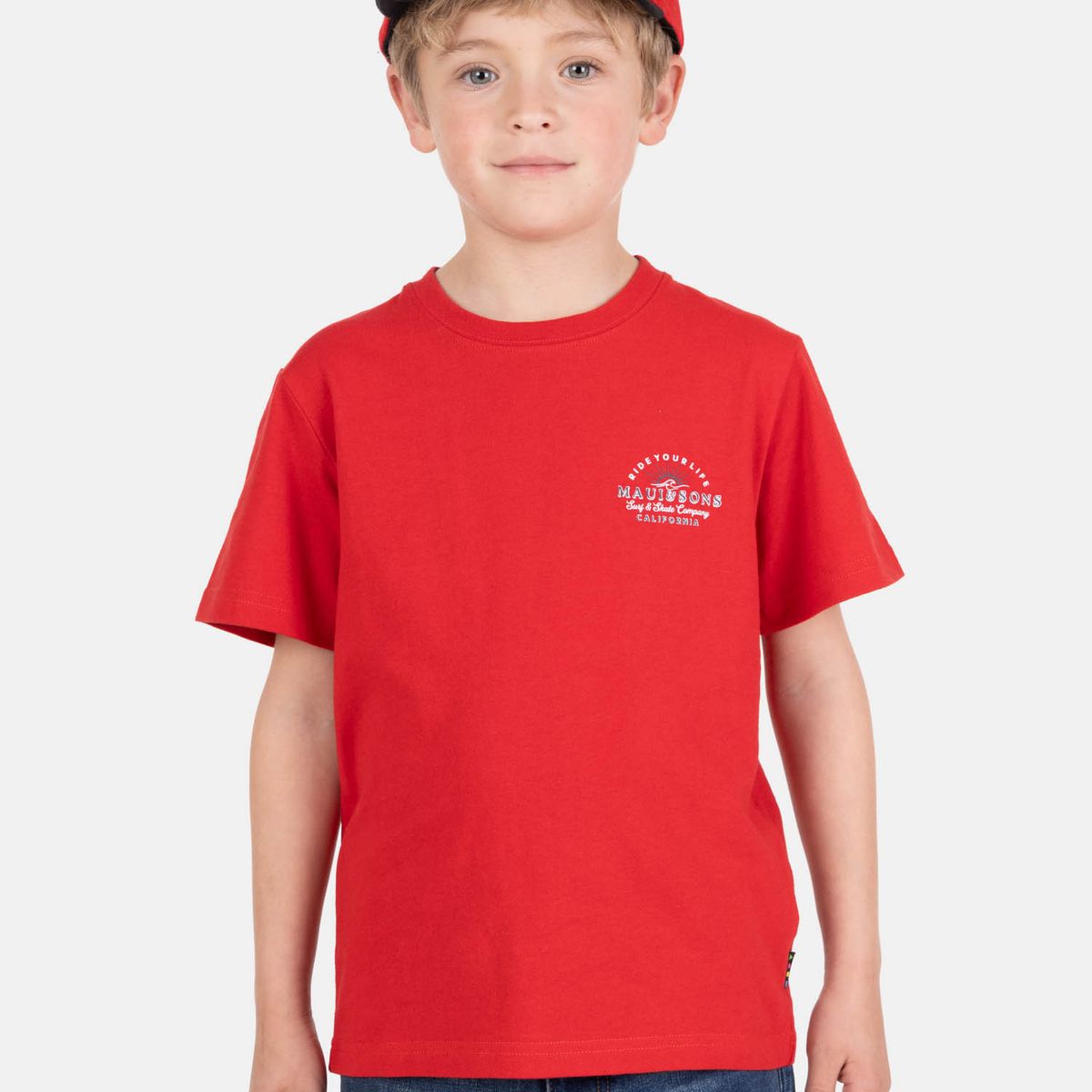 MAUI AND SONS - Polera MC HelioX Rojo Infantil Maui And Sons