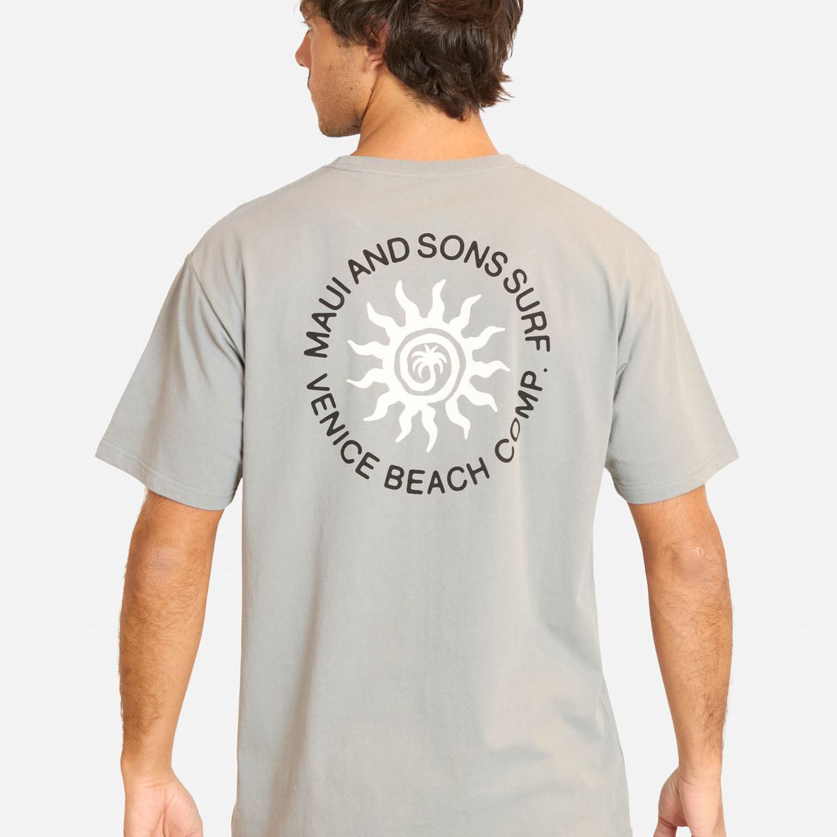 MAUI AND SONS - Polera MC Boby Gris Hombre Maui And Sons