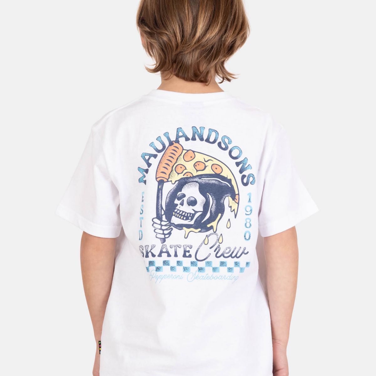 MAUI AND SONS - Polera MC TideFlex Blanco Infantil Maui And Sons