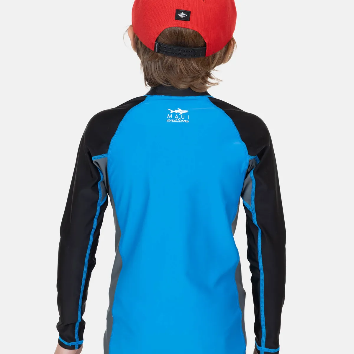 MAUI AND SONS - Polera UVP Haury Azul Infantil Maui And Sons