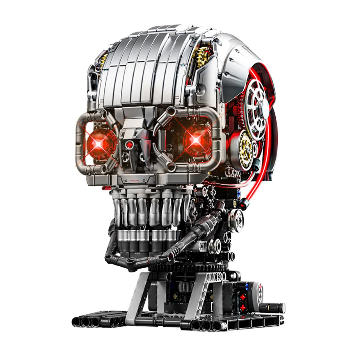 TOY PLUS - Esqueleto Robótico Mecánico 1099 Piezas Armable Con Luz