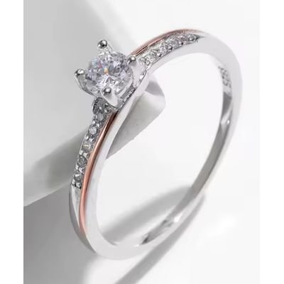 Imagen 2 del producto Anillo ilusion compromiso plata 925 ajustable