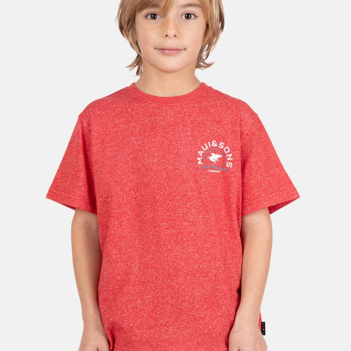 MAUI AND SONS - Polera MC SolVivo Rojo Infantil Maui And Sons