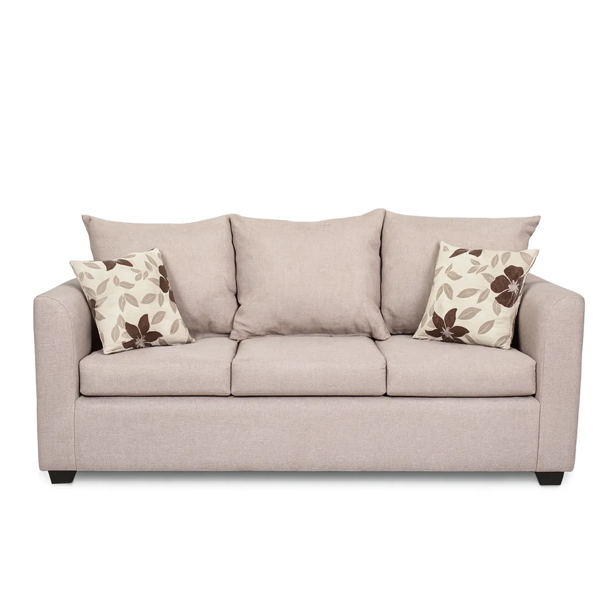 BARRA DESIGN - Sofá 3 Cuerpos Martina Tela beige