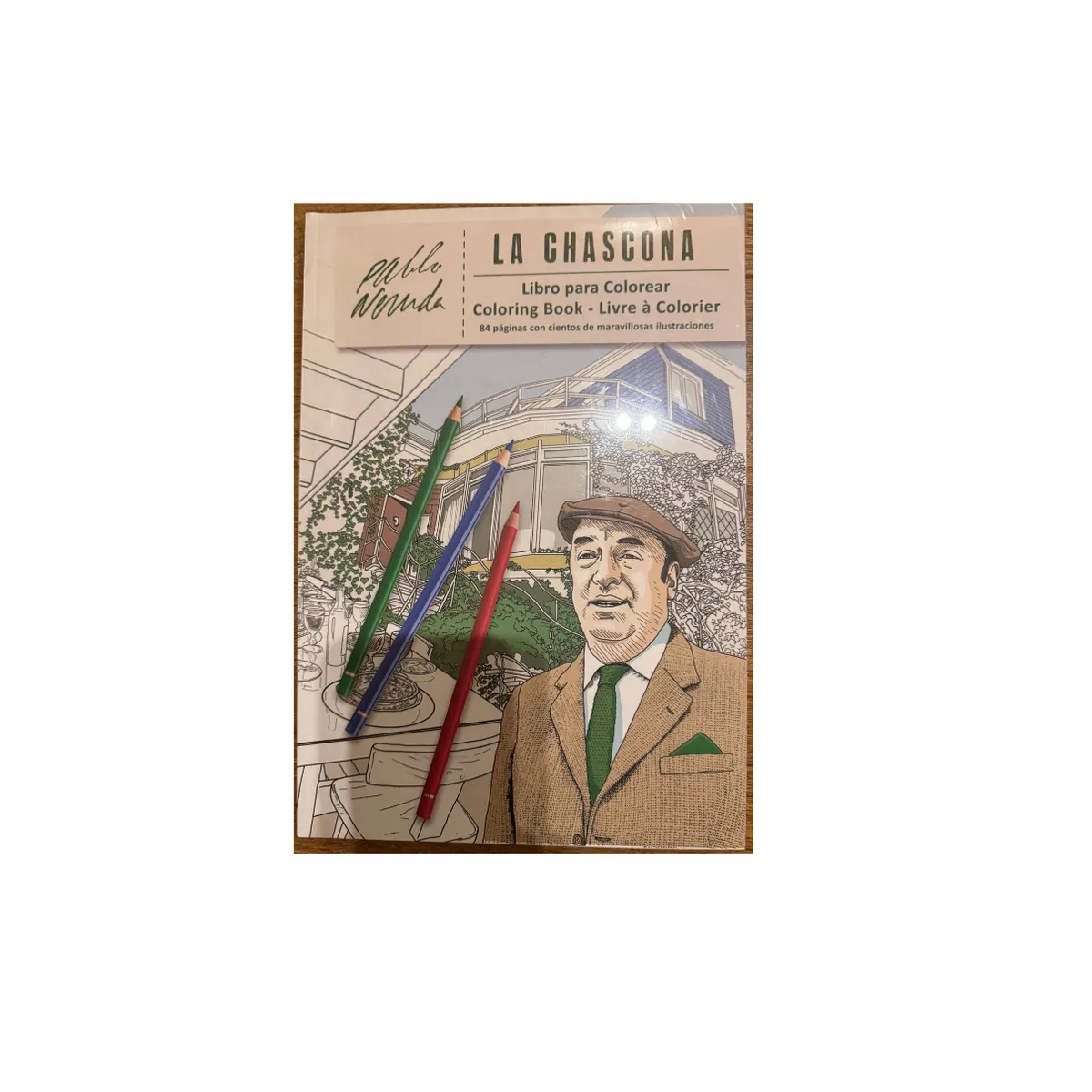 GENERICO - Libro Para Pintar La Chascona Pablo Neruda