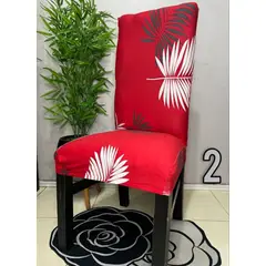 GENERICO - 6 Fundas Para Sillas Elásticos De Lycra Spandex Con Diseños