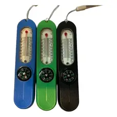 GENERICO - Brújula Portátil 4 en 1, Termómetro Integrado