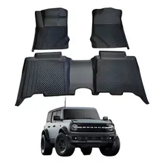 OEM - Kit Pisos Rígidos Calce Perfecto Nuevo Ford Bronco 2024 - 2026