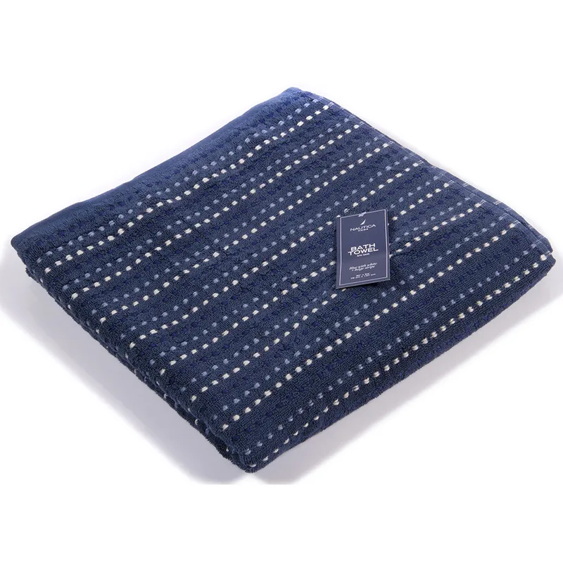 NAUTICA - Toalla de Baño 137X76  Nautica Home  -100% algodón Azul