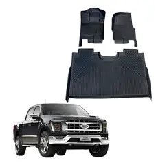 OEM - Kit Pisos Rígidos Calce Perfecto Ford F-150 2015 - 2026+