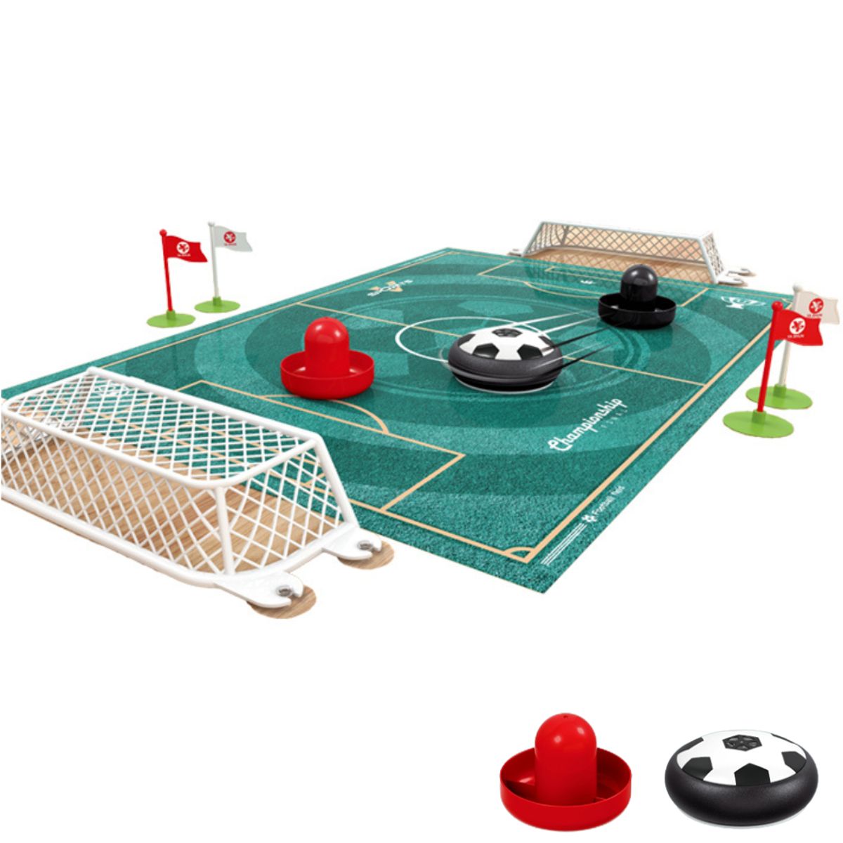 FOOT CARE - Juego De Futbolín De Aire Con Canchas Y Accesorios