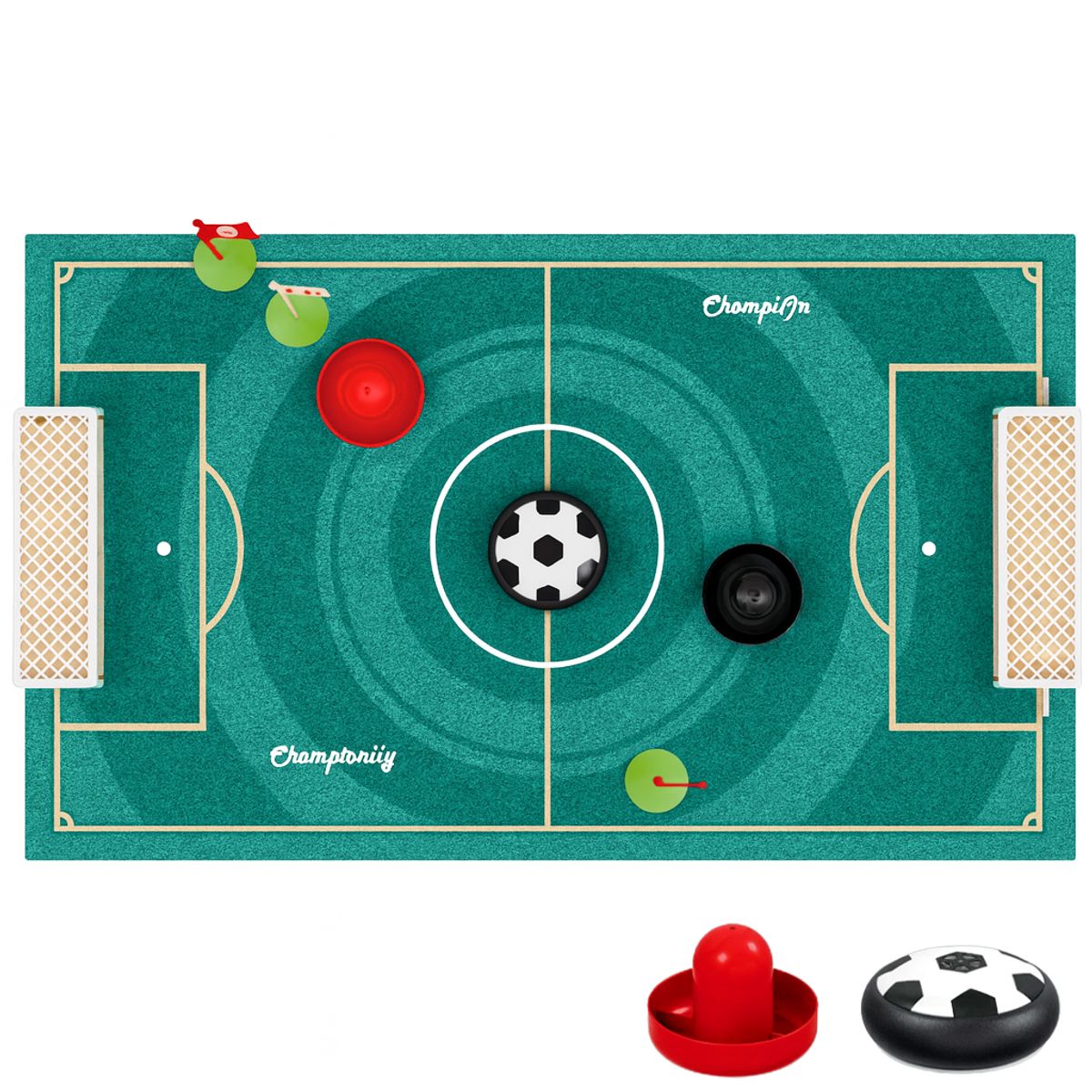 FOOT CARE - Juego De Futbolín De Aire Con Canchas Y Accesorios