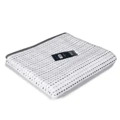 NAUTICA - Toalla de Baño 137X76 Home -100% algodón Blanco/Gris