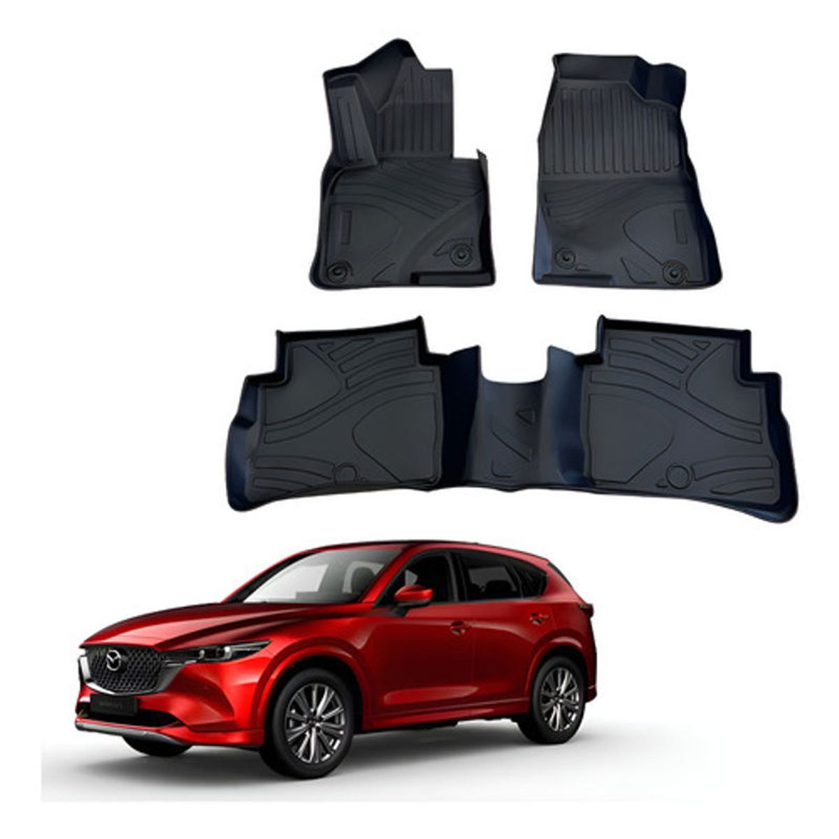 Kit Pisos Rígidos Calce Perfecto Mazda Cx5 2018-2026, marca OEM - Foto Principal
