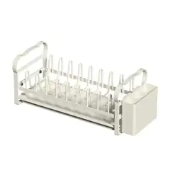 GENERICO - Escurridor De Platos Metalico Con Porta Cubiertos