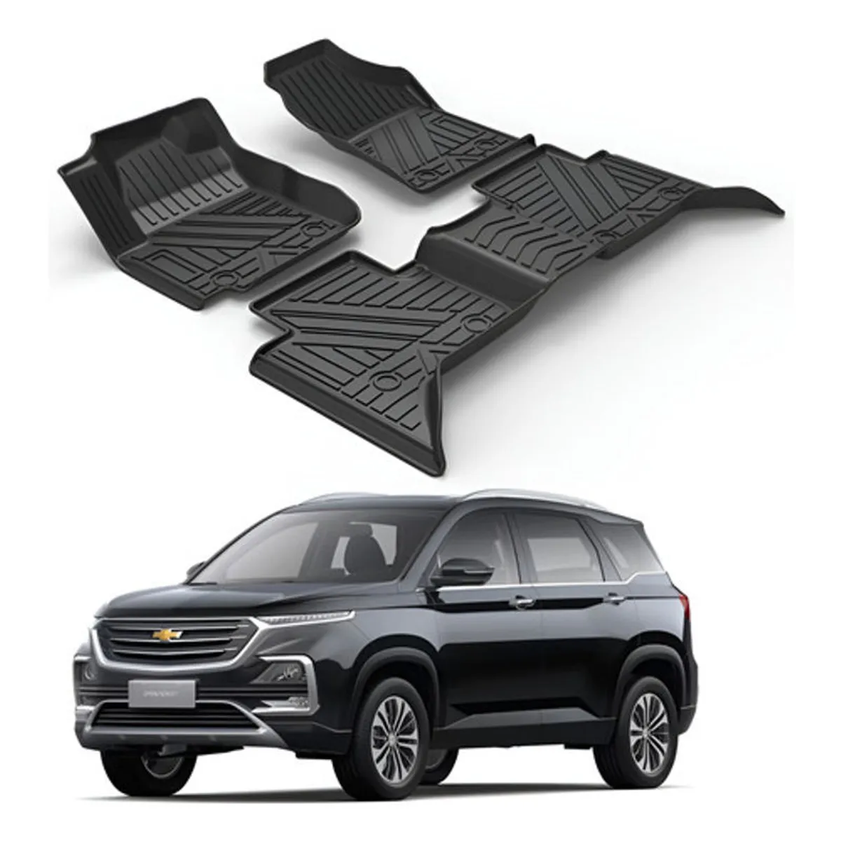 OEM - Kit Pisos Rígidos Calce Perfecto Chevrolet Captiva 2019-2026